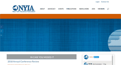 Desktop Screenshot of nyia.org