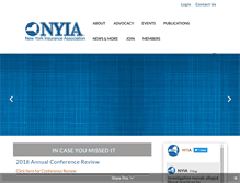 Tablet Screenshot of nyia.org